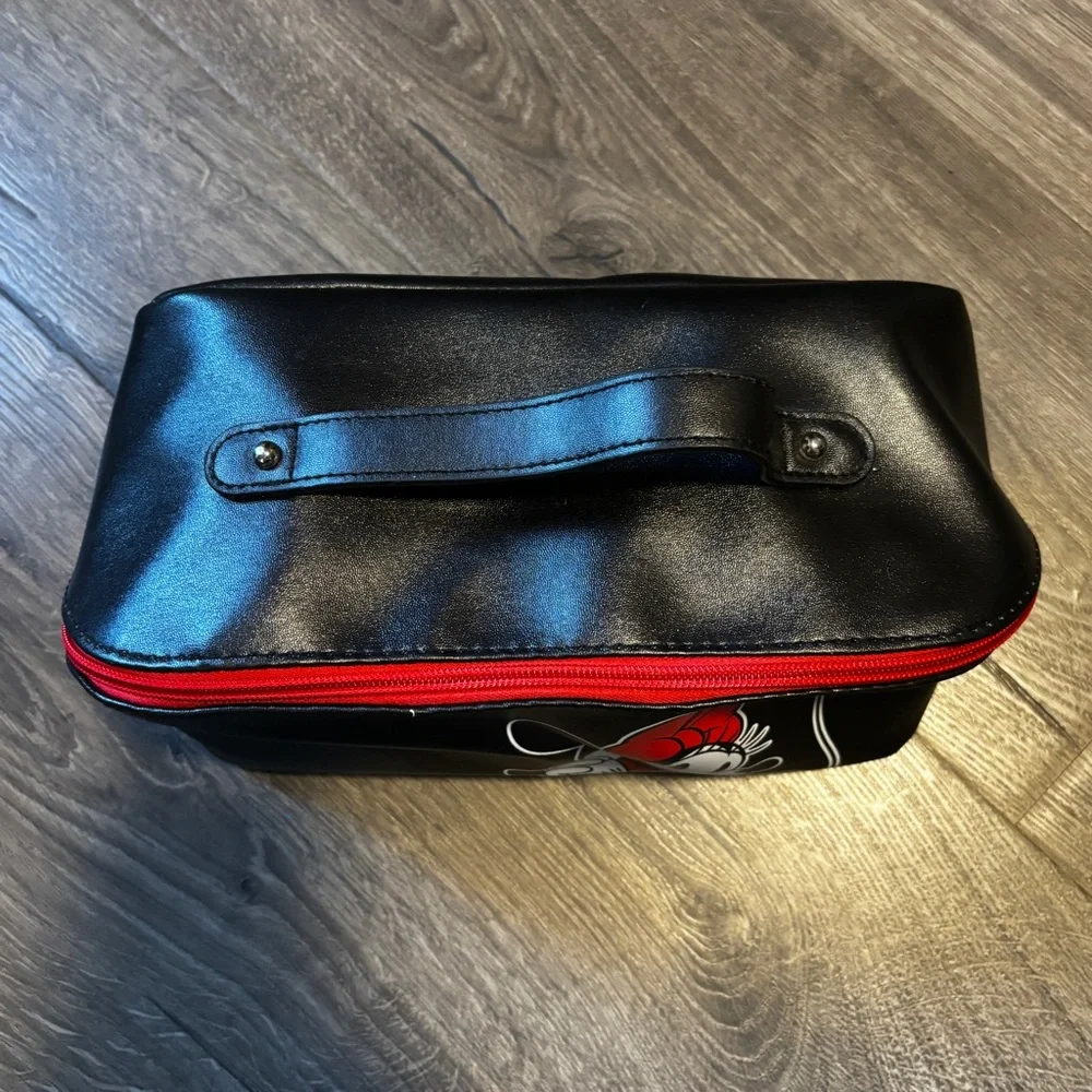 Disney Black and Red Minnie Mouse Cosmetic Bag